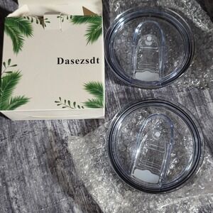 2 Pack Replacement Tumbler Lids for 40 oz Hydro Flask Clear Slide Lid